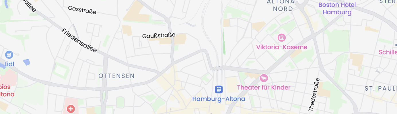 Karte mit dem ungefähren Standort