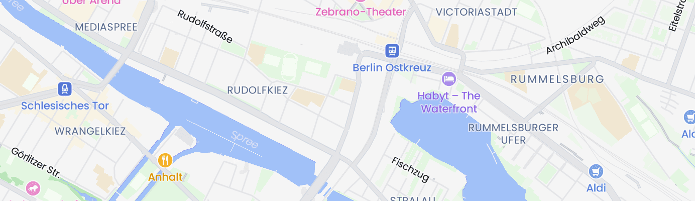 Karte mit dem ungefähren Standort