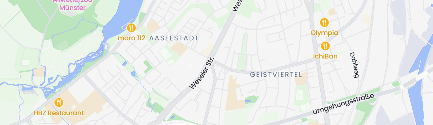 Karte mit dem ungefähren Standort