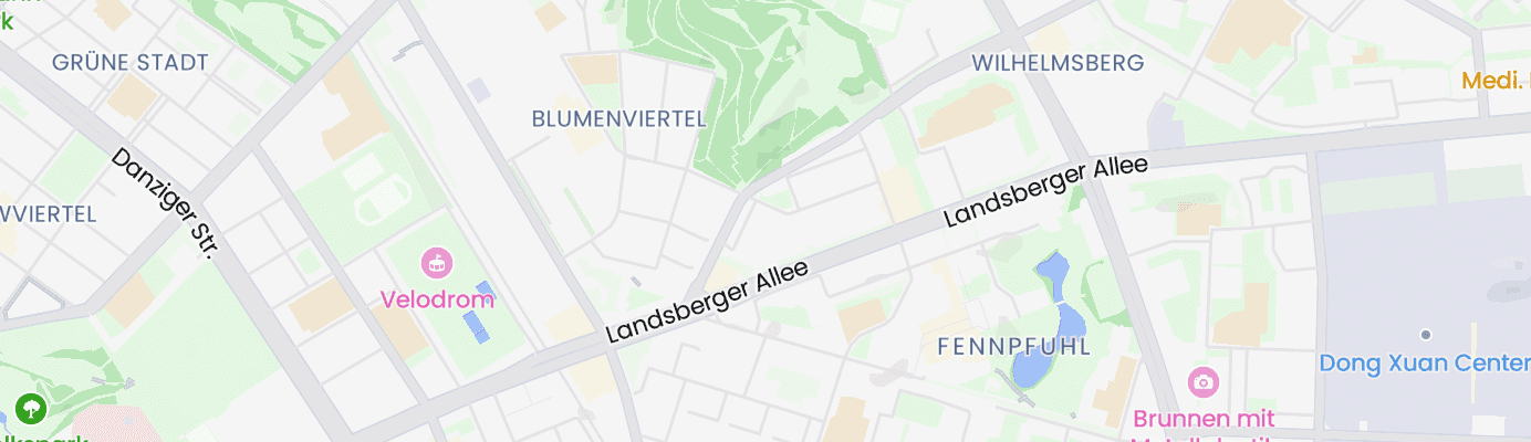 Karte mit dem ungefähren Standort