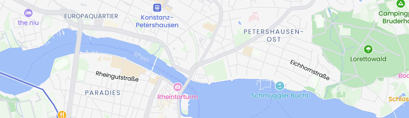 Karte mit dem ungefähren Standort
