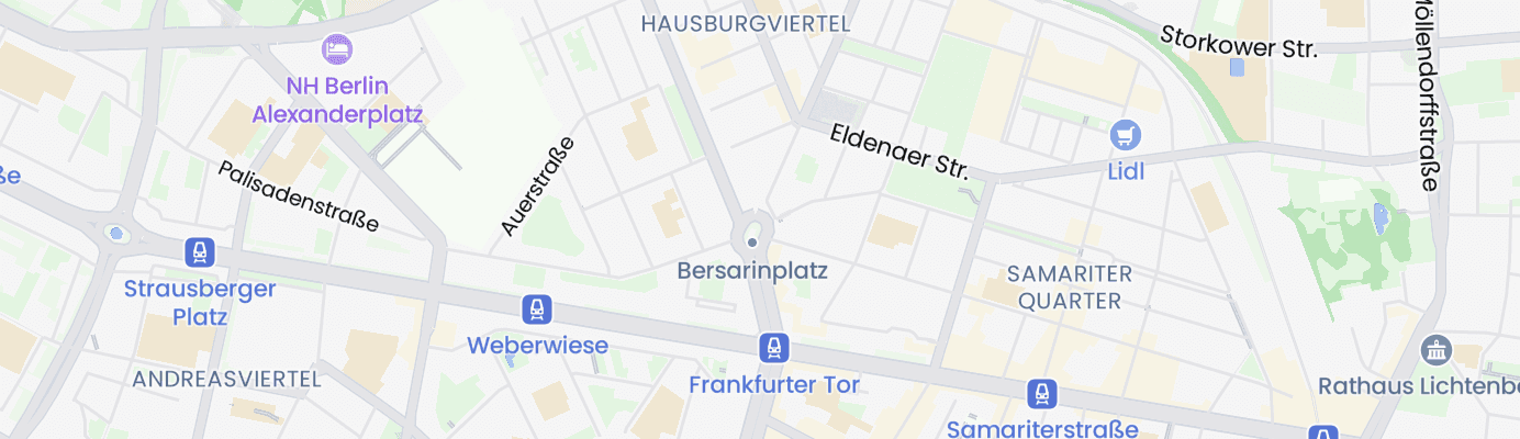 Karte mit dem ungefähren Standort
