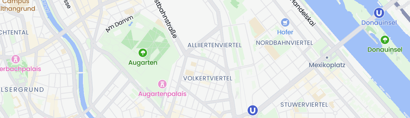 Karte mit dem ungefähren Standort