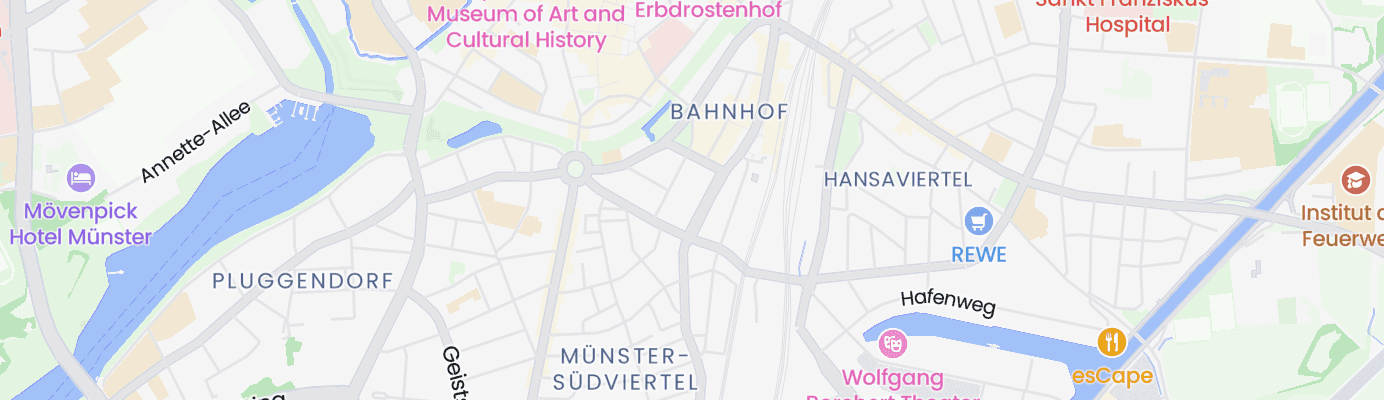 Karte mit dem ungefähren Standort