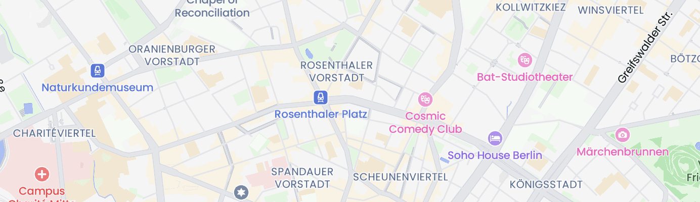 Karte mit dem ungefähren Standort