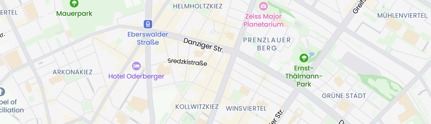 Karte mit dem ungefähren Standort