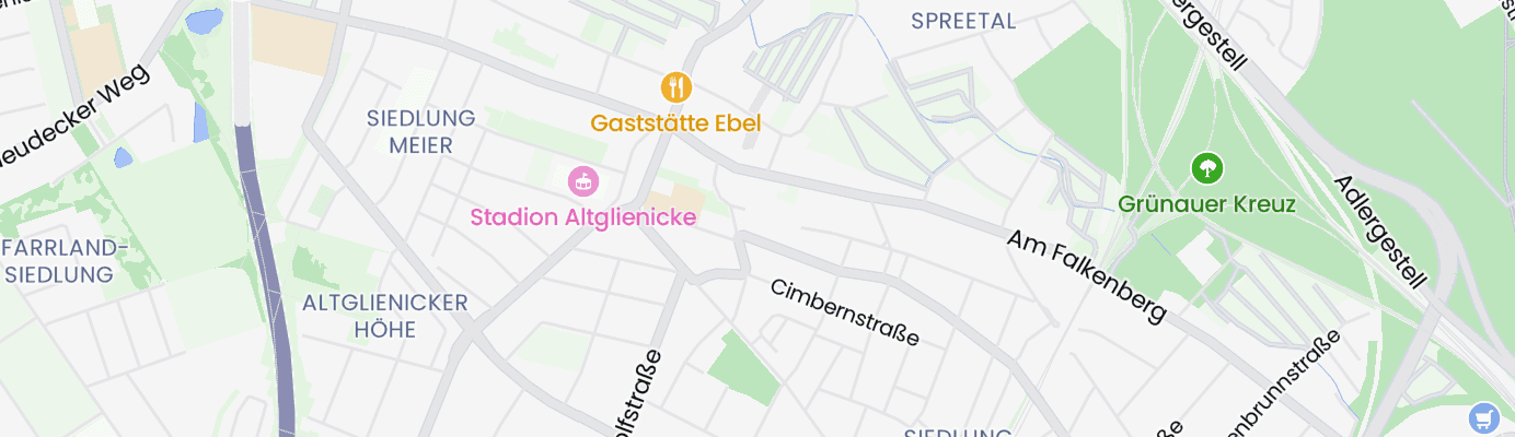 Karte mit dem ungefähren Standort