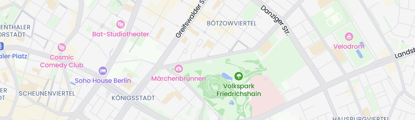 Karte mit dem ungefähren Standort