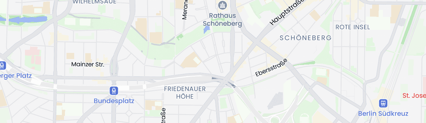 Karte mit dem ungefähren Standort