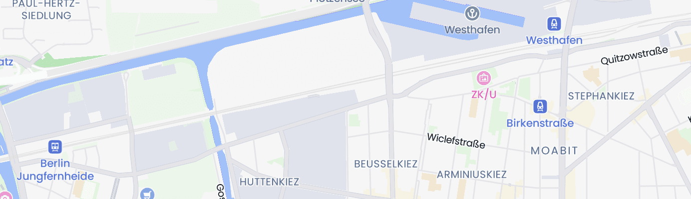 Karte mit dem ungefähren Standort
