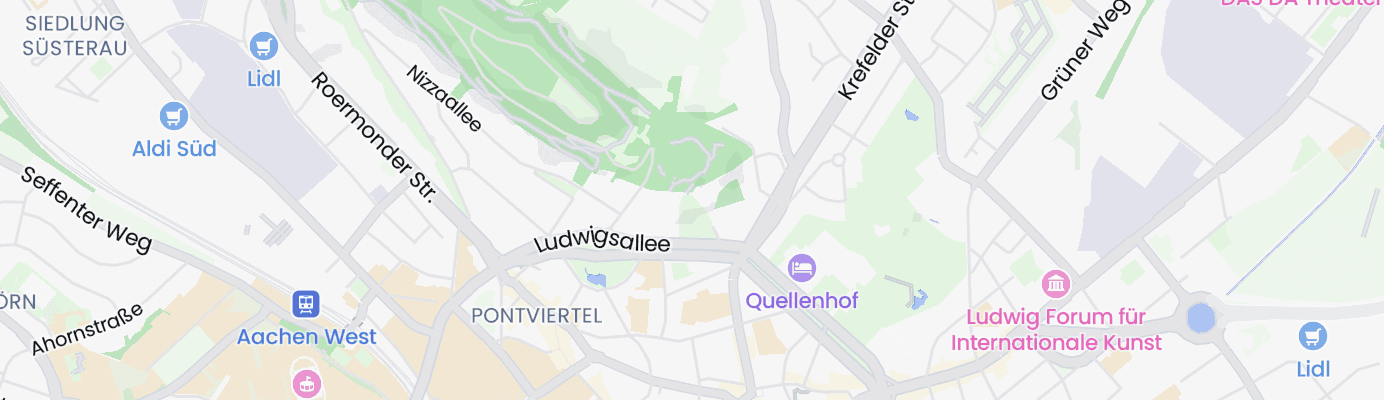 Karte mit dem ungefähren Standort