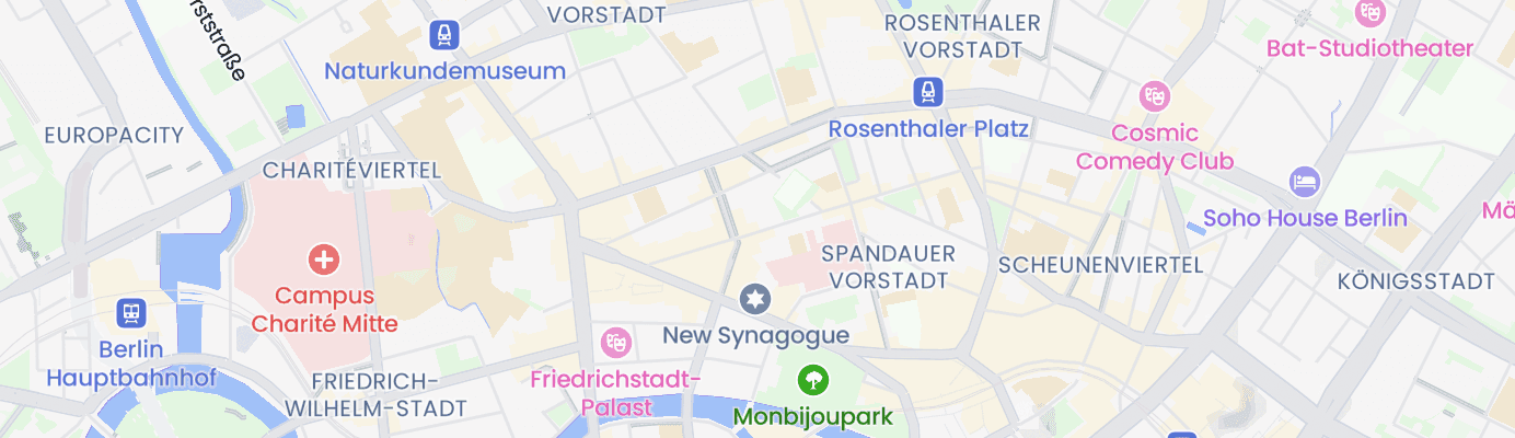 Karte mit dem ungefähren Standort