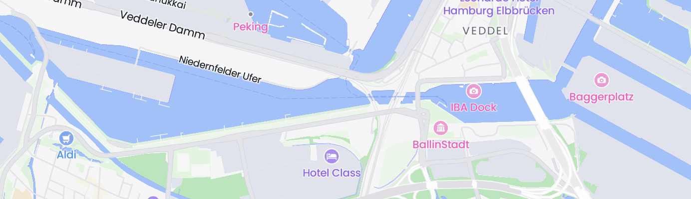 Karte mit dem ungefähren Standort