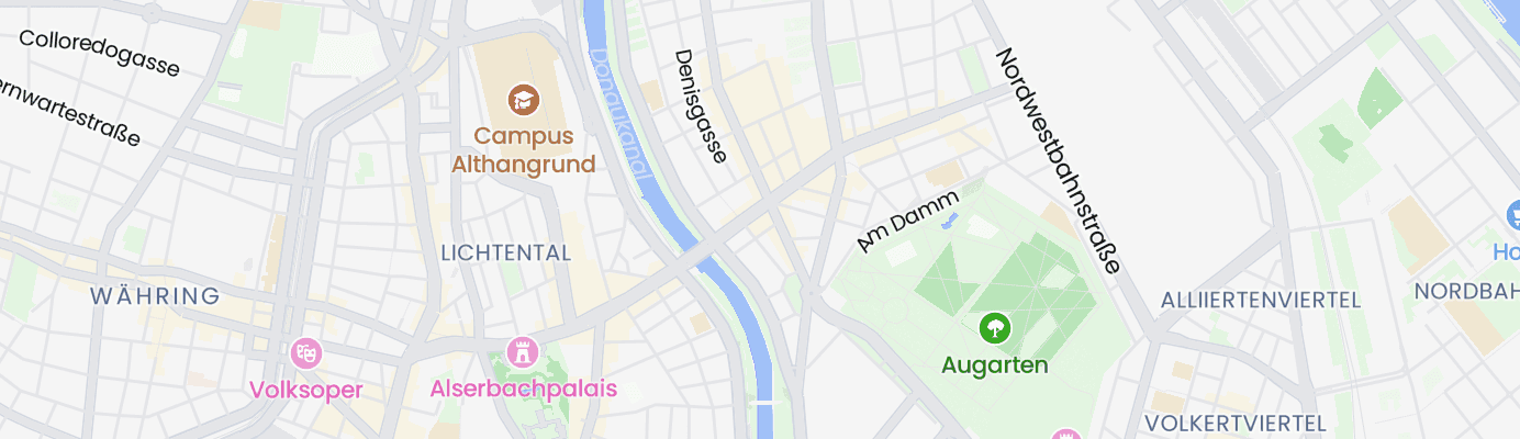 Karte mit dem ungefähren Standort