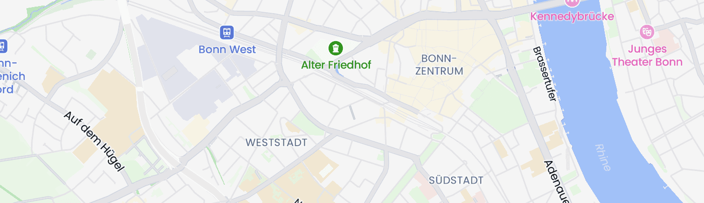 Karte mit dem ungefähren Standort