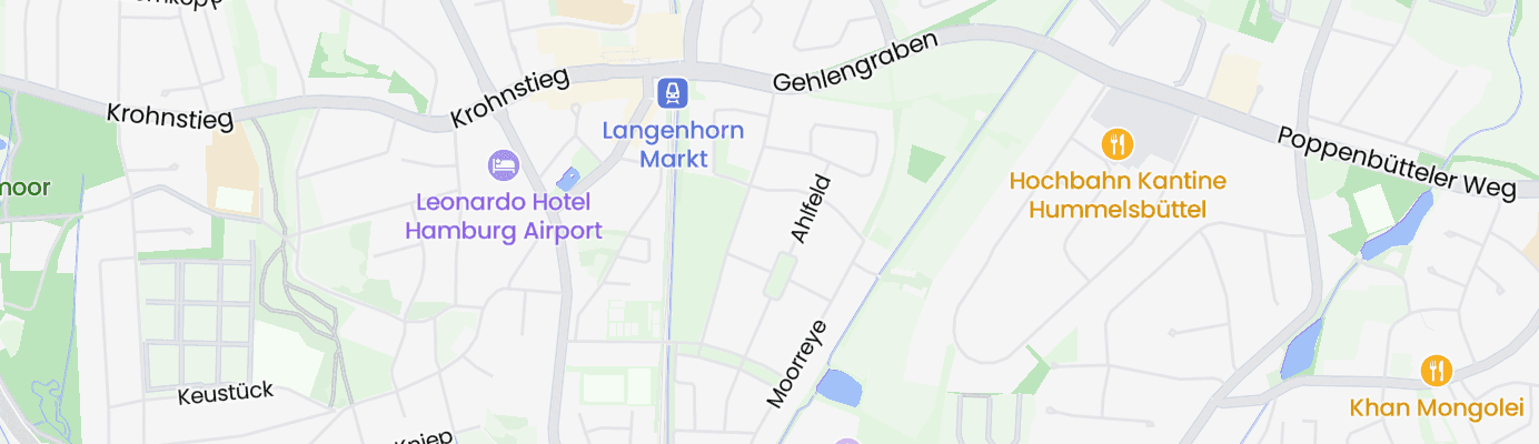 Karte mit dem ungefähren Standort