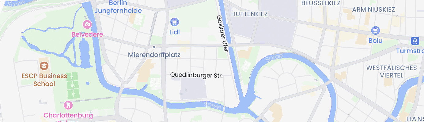 Karte mit dem ungefähren Standort