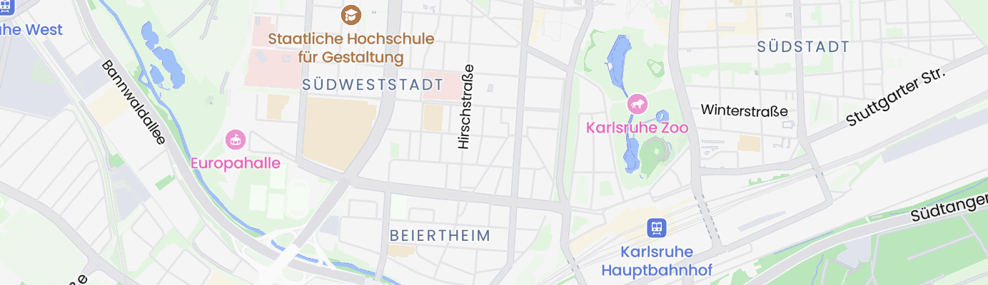 Karte mit dem ungefähren Standort