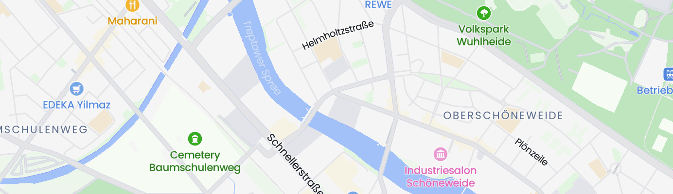 Karte mit dem ungefähren Standort