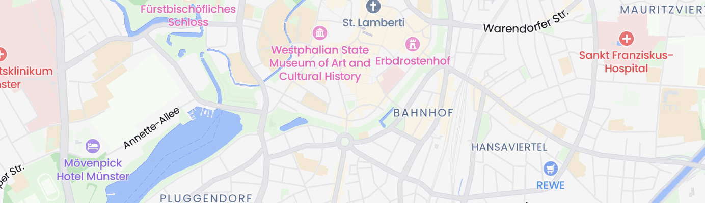 Karte mit dem ungefähren Standort