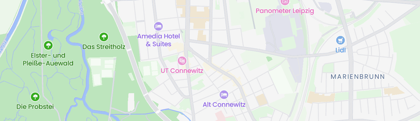 Karte mit dem ungefähren Standort