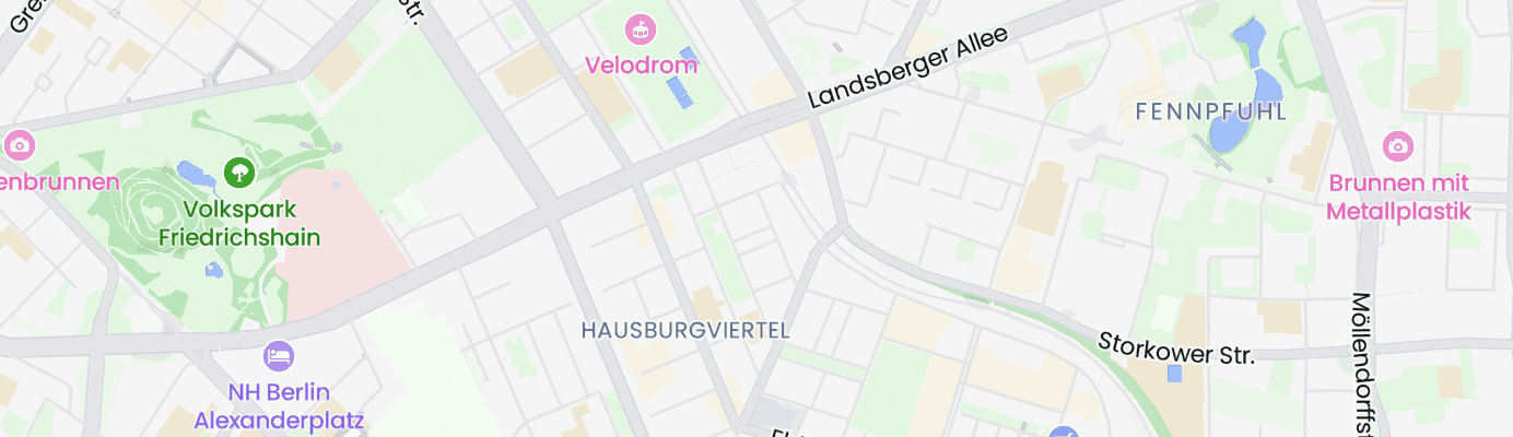 Karte mit dem ungefähren Standort