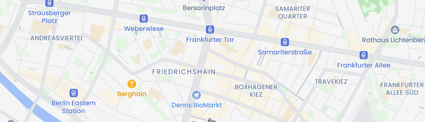 Karte mit dem ungefähren Standort