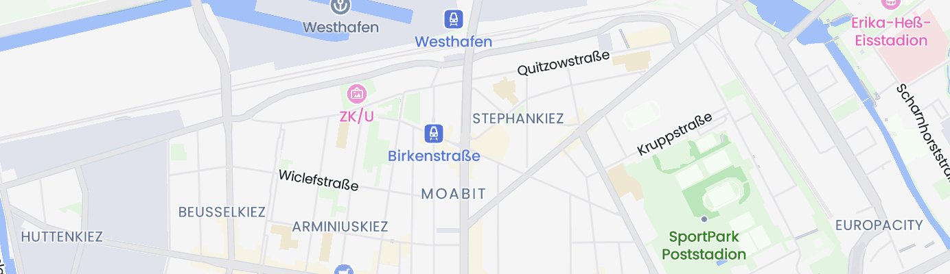 Karte mit dem ungefähren Standort