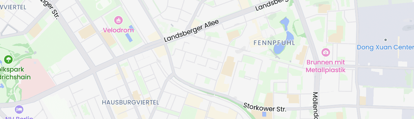 Karte mit dem ungefähren Standort