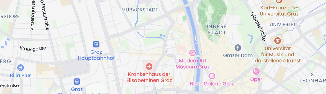 Karte mit dem ungefähren Standort