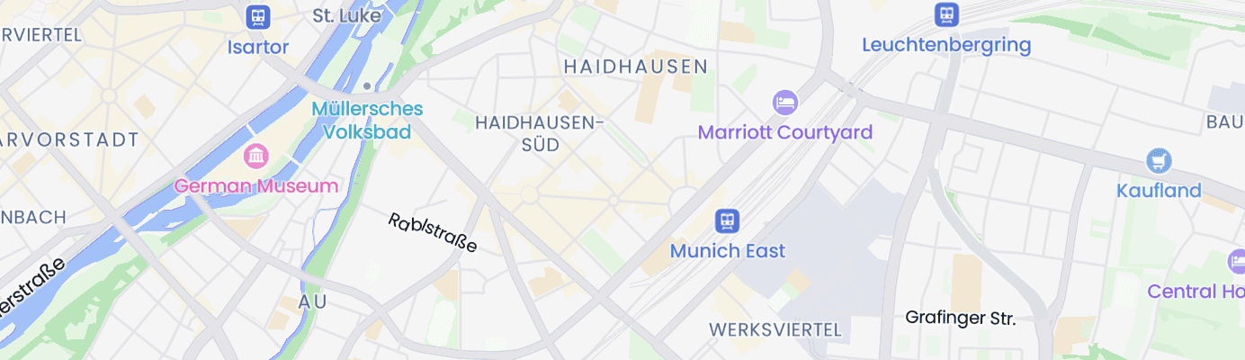 Karte mit dem ungefähren Standort
