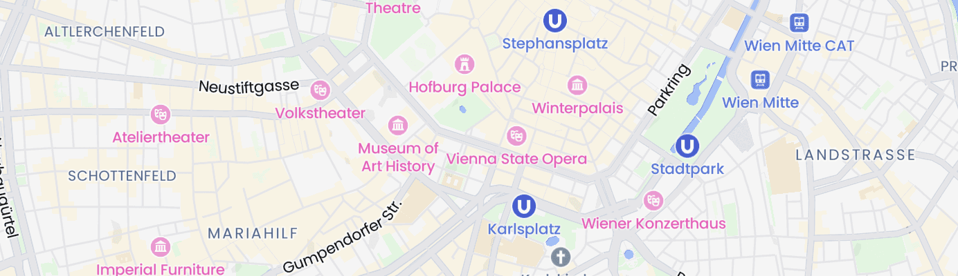 Karte mit dem ungefähren Standort