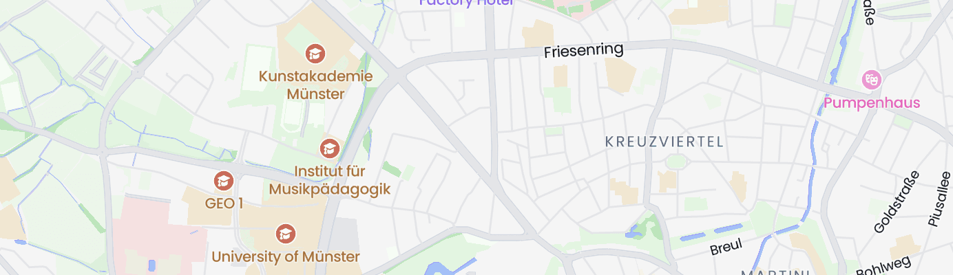 Karte mit dem ungefähren Standort