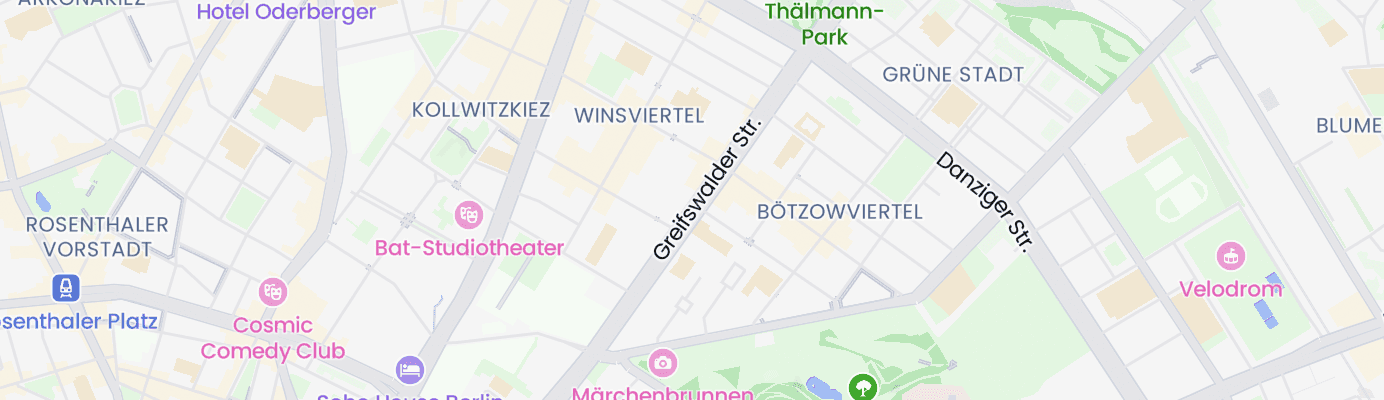 Karte mit dem ungefähren Standort