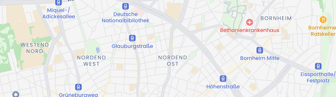 Karte mit dem ungefähren Standort