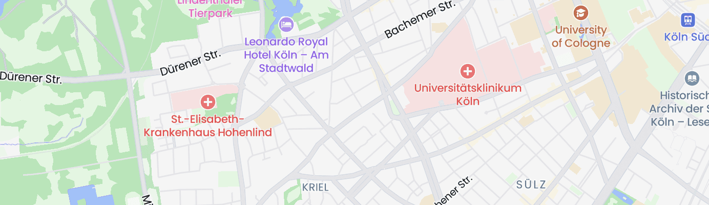 Karte mit dem ungefähren Standort