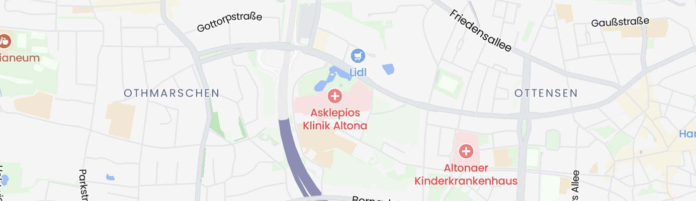 Karte mit dem ungefähren Standort