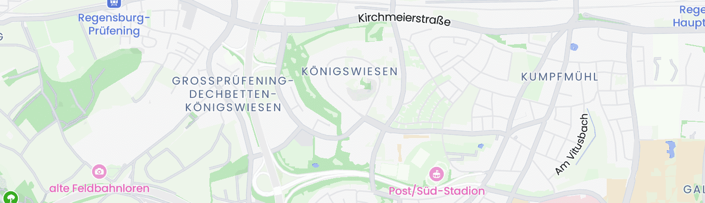 Karte mit dem ungefähren Standort