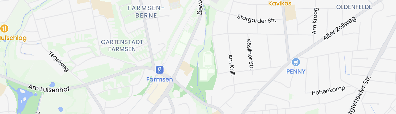 Karte mit dem ungefähren Standort