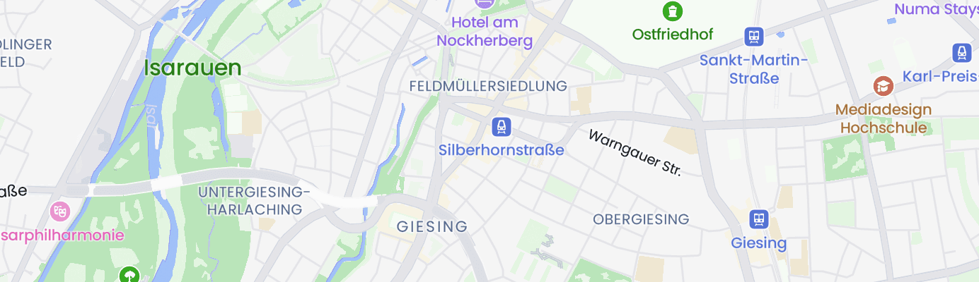 Karte mit dem ungefähren Standort