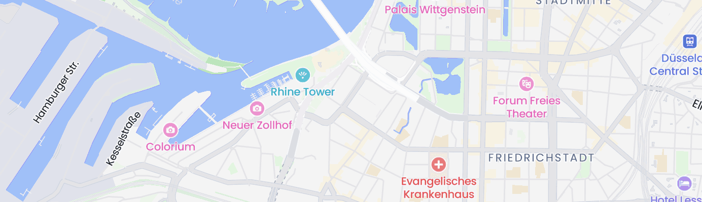 Karte mit dem ungefähren Standort