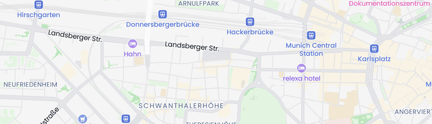 Karte mit dem ungefähren Standort