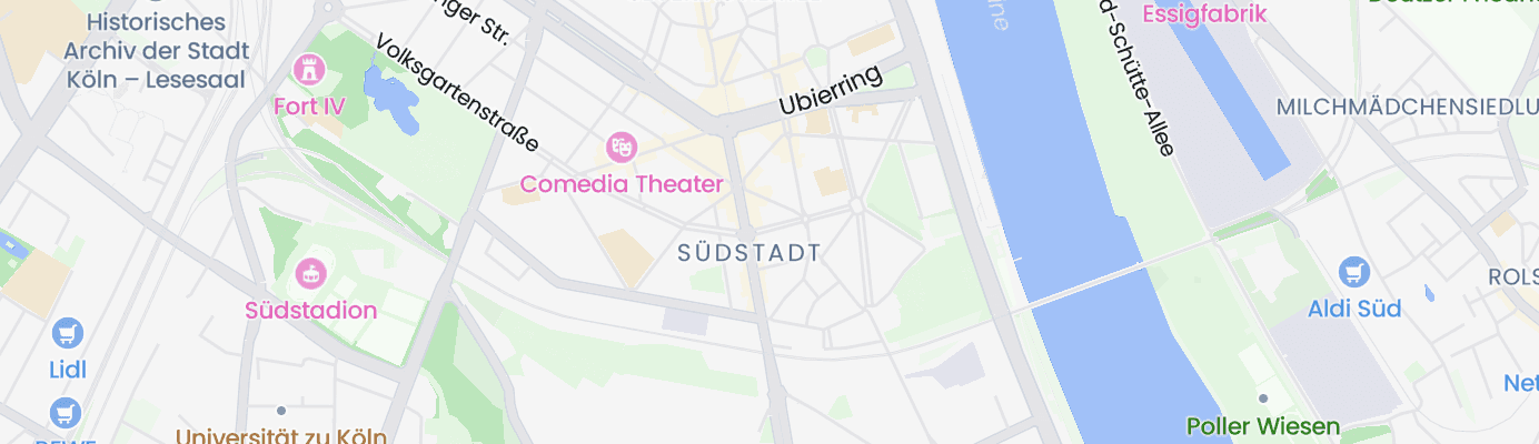 Karte mit dem ungefähren Standort