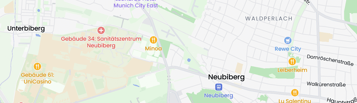 Karte mit dem ungefähren Standort