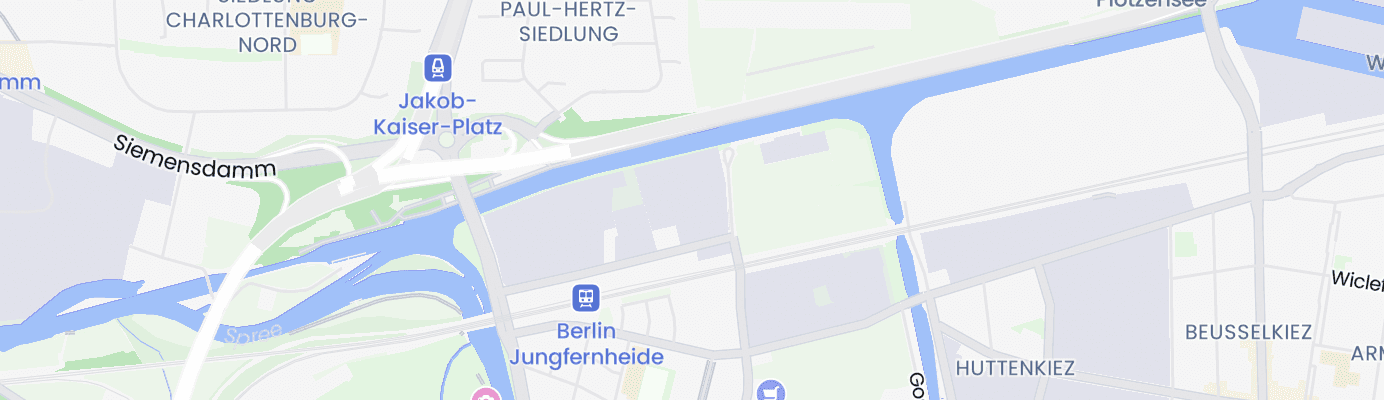 Karte mit dem ungefähren Standort