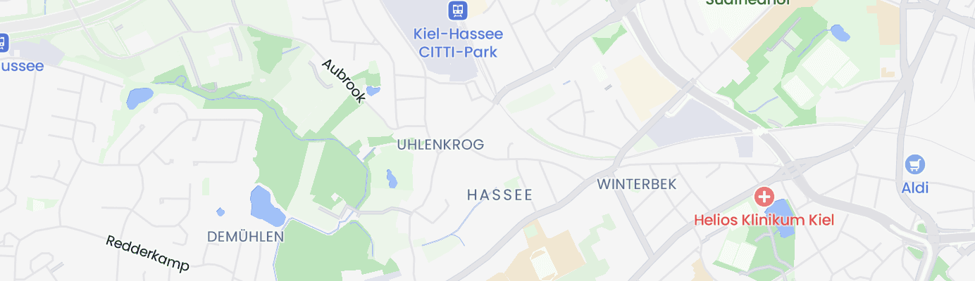 Karte mit dem ungefähren Standort