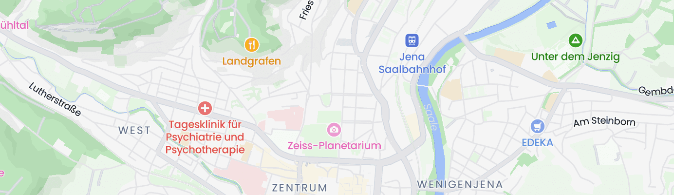 Karte mit dem ungefähren Standort