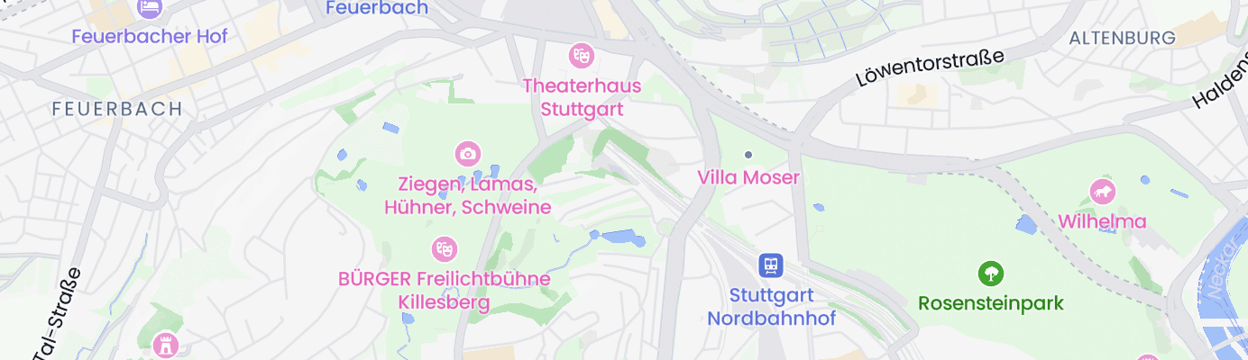 Karte mit dem ungefähren Standort