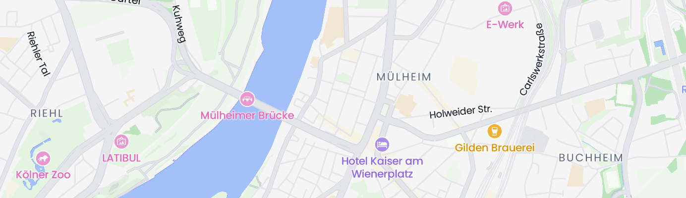 Karte mit dem ungefähren Standort