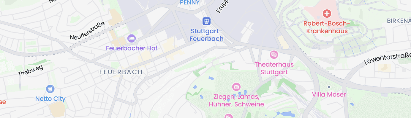 Karte mit dem ungefähren Standort